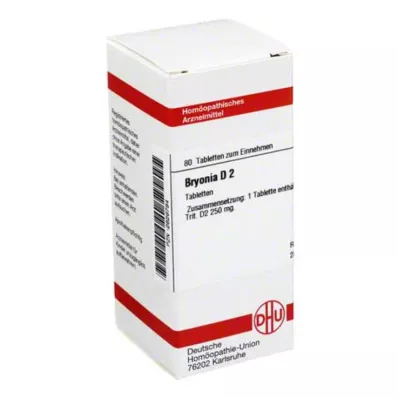BRYONIA D 2 tabletten, 80 st BRYONIA D 2 tabletten, 80 st