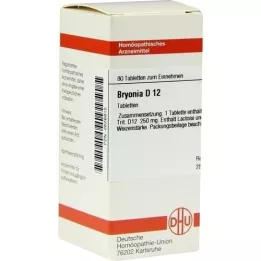 BRYONIA D 12 tabletten, 80 stuks