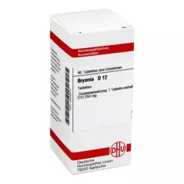 BRYONIA D 12 tabletten, 80 stuks