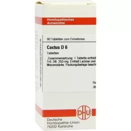 CACTUS D 6 tabletten, 80 stuks