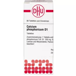 CALCIUM PHOSPHORICUM D 1 tabletten, 80 stuks