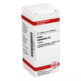 CARBO VEGETABILIS D 8 tabletten, 80 stuks