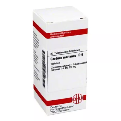 CARDUUS MARIANUS D 6 tabletten, 80 stuks CARDUUS MARIANUS D 6 tabletten, 80 stuks