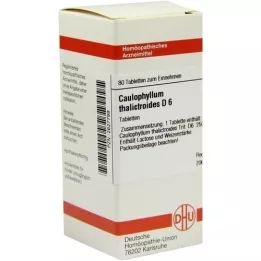 CAULOPHYLLUM THALICTROIDES D 6 tabletten, 80 stuks