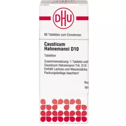 CAUSTICUM HAHNEMANNI D 10 tabletten, 80 stuks