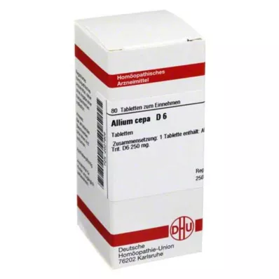 ALLIUM CEPA D 6 tabletten, 80 stuks