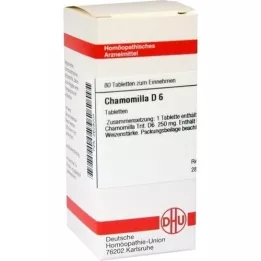 CHAMOMILLA D 6 tabletten, 80 stuks