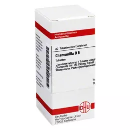 CHAMOMILLA D 6 tabletten, 80 stuks