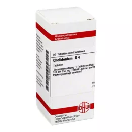 CHELIDONIUM D 4 tabletten, 80 st