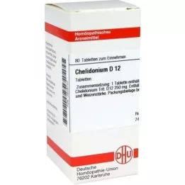 CHELIDONIUM D 12 tabletten, 80 stuks