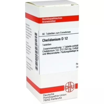 CHELIDONIUM D 12 tabletten, 80 stuks