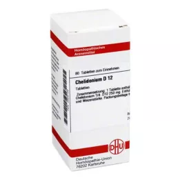 CHELIDONIUM D 12 tabletten, 80 stuks