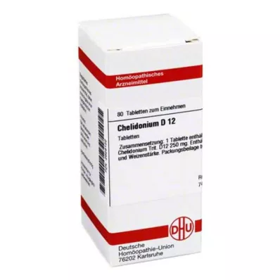 CHELIDONIUM D 12 tabletten, 80 stuks