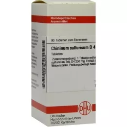 CHININUM SULFURICUM D 4 tabletten, 80 st