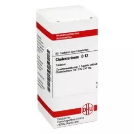 CHOLESTERINUM D 12 tabletten, 80 stuks