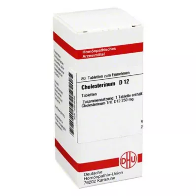 CHOLESTERINUM D 12 tabletten, 80 stuks