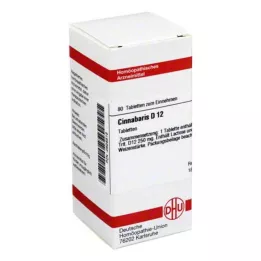 CINNABARIS D 12 tabletten, 80 stuks