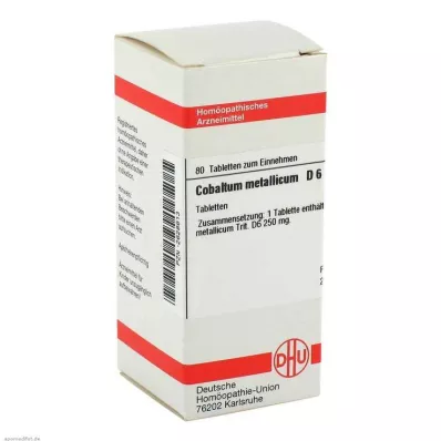 COBALTUM METALLICUM D 6 tabletten, 80 stuks COBALTUM METALLICUM D 6 tabletten, 80 stuks