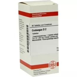 CRATAEGUS D 2 tabletten, 80 st
