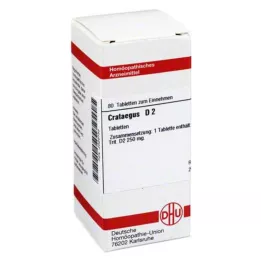 CRATAEGUS D 2 tabletten, 80 st