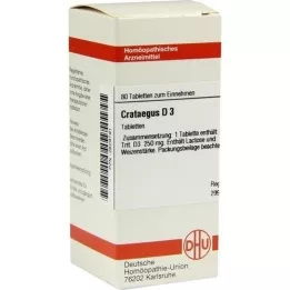 CRATAEGUS D 3 tabletten, 80 st