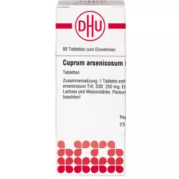 CUPRUM ARSENICOSUM D 30 tabletten, 80 st