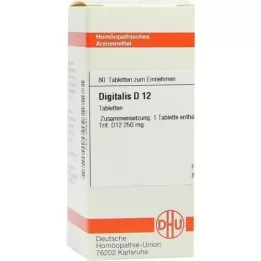 DIGITALIS D 12 tabletten, 80 stuks