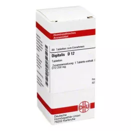 DIGITALIS D 12 tabletten, 80 stuks