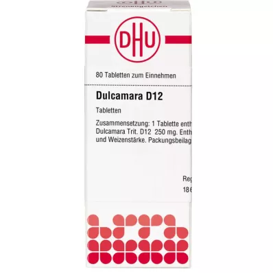 DULCAMARA D 12 tabletten, 80 stuks