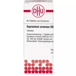 EQUISETUM ARVENSE D 6 tabletten, 80 stuks