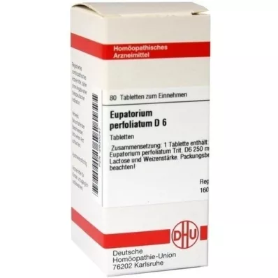 EUPATORIUM PERFOLIATUM D 6 tabletten, 80 stuks