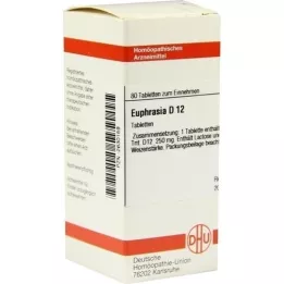 EUPHRASIA D 12 tabletten, 80 stuks