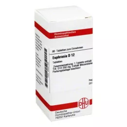 EUPHRASIA D 12 tabletten, 80 stuks