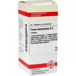 FUCUS VESICULOSUS D 2 tabletten, 80 st