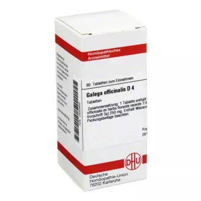 GALEGA officinalis D 4 tabletten, 80 st