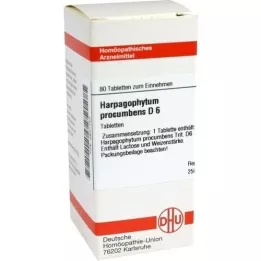 HARPAGOPHYTUM PROCUMBENS D 6 tabletten, 80 stuks