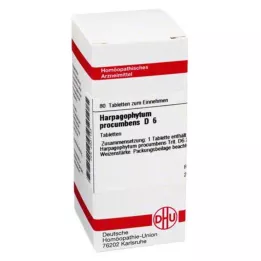 HARPAGOPHYTUM PROCUMBENS D 6 tabletten, 80 stuks