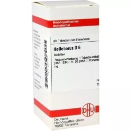 HELLEBORUS D 6 tabletten, 80 stuks