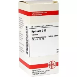 HYDRASTIS D 12 tabletten, 80 stuks