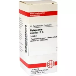 HYDROCOTYLE asiatica D 6 tabletten, 80 st