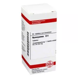 HYOSCYAMUS D 4 tabletten, 80 st