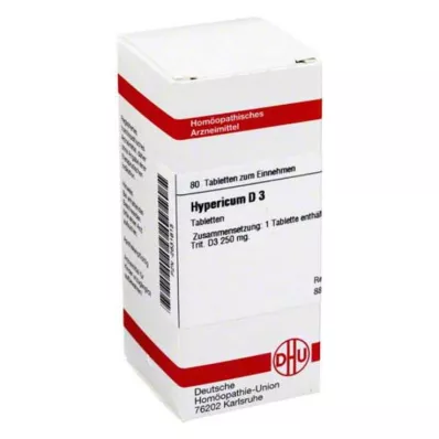 HYPERICUM D 3 tabletten, 80 st HYPERICUM D 3 tabletten, 80 st