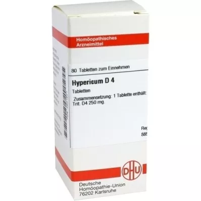 HYPERICUM D 4 tabletten, 80 st