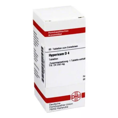 HYPERICUM D 4 tabletten, 80 st HYPERICUM D 4 tabletten, 80 st