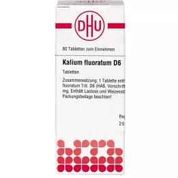 KALIUM FLUORATUM D 6 tabletten, 80 stuks