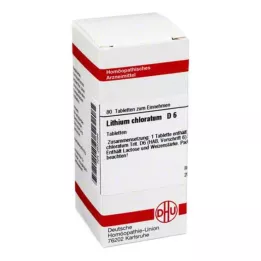 LITHIUM CHLORATUM D 6 tabletten, 80 stuks