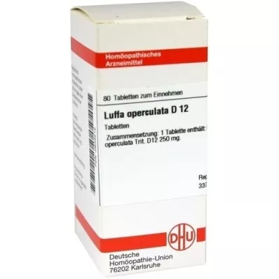 LUFFA OPERCULATA D 12 tabletten, 80 stuks