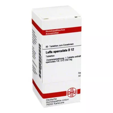 LUFFA OPERCULATA D 12 tabletten, 80 stuks