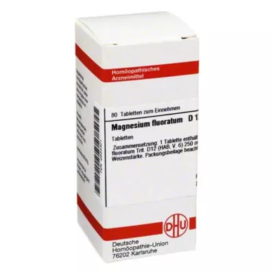 MAGNESIUM FLUORATUM D 12 tabletten, 80 stuks