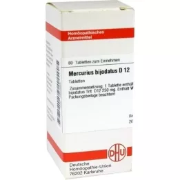 MERCURIUS BIJODATUS D 12 tabletten, 80 stuks